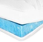 AM Qualit&auml;tsmatratzen Premium Plus Gelschaum Topper RG50 Made in Germany 240x200cm
