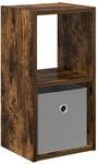 vidaXL Nachttisch Ger&auml;ucherte Eiche 25,5 x 22 x 49,5 cm Holzwerkstoff 8000604