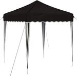 vidaXL Pop-up Partyzelt Schwarz 195 x 195 x 245 cm Oxford-Stoff 42019722