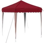 vidaXL Pop-up Partyzelt Bordeauxrot 195 x 195 x 245 cm Oxford-Stoff 42019719