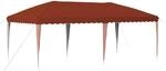 vidaXL Pop-Up Partyzelt 575 x 290 x 245 cm Terrakotta 42019787