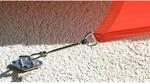 Wandhalter Klein f&uuml;r Sonnensegel A4 Edelstahl 90 x 55 mm