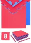 eyepower Bodenschutzmatte 63 x 63 x 2cm 8er Set Blau