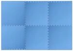 vidaXL Bodenmatten 6 Stk 2,16 m&sup2; EVA-Schaumstoff Blau 92464