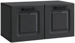 vidaXL Wandmontierter TV-Schrank Schwarz 59,5 x 31 x 30 cm 899386