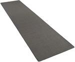Snapstyle Sisal Natur L&auml;ufer Teppich Anthrazit 80x200cm