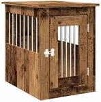 vidaXL Hundek&auml;fig im M&ouml;belstil Altholz-Optik 45x62x59 cm Holzwerkstoff 857636