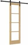 vidaXL Schiebet&uuml;r ORKDAL Natur 61 x 198,5 cm 3331929