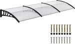 Outsunny Pultvordach Vordach f&uuml;r Haust&uuml;r 303 x 96 x 27 cm mit UV Schutz...