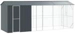 vidaXL Vogelk&auml;fig Anthrazit 645 x 208 x 247 cm Verzinkter Stahl 3325154