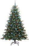 vidaXL K&uuml;nstlicher Weihnachtsbaum mit 300 LEDs mit St&auml;nder Gr&uuml;n 180 cm 3395557