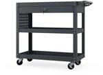 JAN NOWAK Werkstatt-Werkzeugwagen Anthrazit FRED 800 x 800 x 380 mm