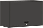 vidaXL Wandschrank f&uuml;r die Garage mit Gasdrucklift-T&uuml;r Schwarz 883264
