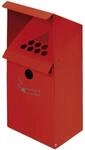 PROREGAL Gro&szlig;volumiger Wandascher Mit Schutzdach 3,7 Liter HxBxT 41 x 18 x 15...