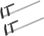 STAHLWERK Schraubzwinge 120 X 800 mm Klemmzwinge Stabile F Zwinge 2er Set