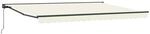 vidaXL Manuell Einziehbare Markise Creme 4,5 x 3,5 m 3420459