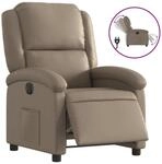 vidaXL Relaxsessel Elektrisch Cappuccino-Braun Kunstleder 3204218