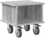 vidaXL TV-St&auml;nder Graues Sonoma 37 x 35 x 35 cm Holzwerkstoff 891053