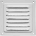 SOTECH Aluminium-L&uuml;ftungsgitter 125 x 125 mm Wei&szlig; Aufschraubbar mit...