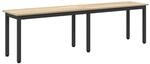 vidaXL Bank Sonoma 160 x 35 x 45 cm Holzwerkstoff 892603