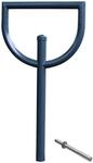 TRUTZHOLM Fahrradanlehnb&uuml;gel 118 x 56 cm Stahl Durchmesser 60 mm Typ D