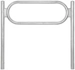 TRUTZHOLM Fahrradanlehnb&uuml;gel 115 x 124 cm Stahl Durchmesser 60 mmTyp O