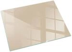 Tulup Glasplatte f&uuml;r Kamin Gelb Bodenplatte Glas f&uuml;r Ofen Rechteck 60x40 cm...