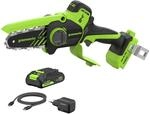 Greenworks Mini-Akku-Kettens&auml;ge-Set CS1032GA2 Schwertl&auml;nge 10 cm 24 V
