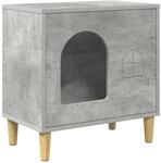 vidaXL Katzenhaus Beton 51 x 30 x 52 cm Holzwerkstoff 8000665