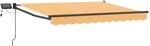 vidaXL Manuelle Gelenkarmmarkise mit LEDs Sand 3426361