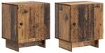 vidaXL Nachttisch 2 Stk Altholz 43 x 34,5 x 50 cm Holzwerkstoff 893892