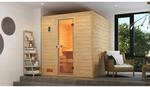 Weka Massivholzsauna Valida 3 Sparset 9,0 kW Kompakt Glast&uuml;r