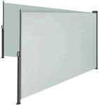 Tectake Doppel Seitenmarkise 160 x 600 cm Wetterfest Blickdicht 160 x 600 cm 9 x
