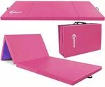 eyepower Gymnastikmatte Klappbar 180 x 60 x 5 cm Pink Aubergine