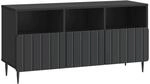 vidaXL TV-Schr&auml;nk Schwarz 102 x 34,5 x 50 cm Holzwerkstoff 894446