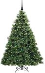 vidaXL K&uuml;nstlicher Weihnachtsbaum mit 300 LEDs Gr&uuml;n 180 cm PE und PVC 3397784
