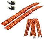 TRUTZHOLM 2x Auffahrrampe Klappbar 228 cm Traglast 680 kg Orange