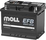 MOLL Batterien 82064 12V 64Ah 620A EFB Start-Stop Starterbatterie Made in...