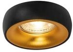 QAZQA Design Eingebautes SportSchwarz mit Goldenem Interieur Mooning