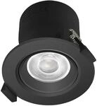 PRIOS LED Shima 10031405 Modern in Schwarz aus Aluminium 1-flammig...
