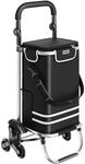 Tectake Einkaufstrolley Shopper 3 In 1 Nutzung Auch Als Umh&auml;ngetasche und...