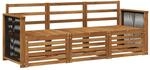 vidaXL Sofagarnituren 3 Stk Massivholz Akazie 3383960