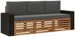 vidaXL Sofagarnituren mit Kissen 3 Stk Massivholz Akazie 3383973