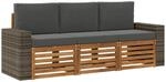 vidaXL Sofagarnituren mit Kissen 3 Stk Massivholz Akazie 3383978