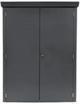 Plats Garten- und Ger&auml;teschrank L 133 cm x 94 cm x 181 cm Anthrazit