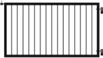 Tor Basic Stahl Schwarz 150 cm x 85 cm