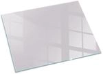 Tulup Glasplatte f&uuml;r Kamin Lila Funkenschutzplatte aus Glas Rechteck 80x60 cm...