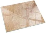 Tulup Glasplatte f&uuml;r Kamin Natursteinstruktur Glasplatte f&uuml;r &Ouml;fen Rechteck...