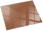 Tulup Glasplatte f&uuml;r Kamin Braun Funkenschutzplatte aus Glas Rechteck 80x60 cm...