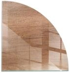 Tulup Glasplatte f&uuml;r Kamin Nat&uuml;rliches Holzmuster Bodenplatte Glas f&uuml;r Ofen